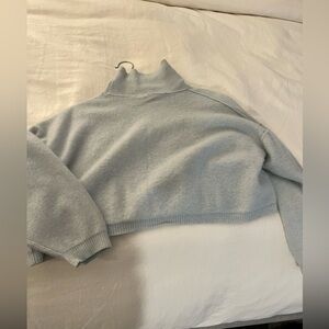 Free People Cropped Turtleneck Sweater